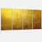 Designart - Gold Texture - Abstract Canvas art print